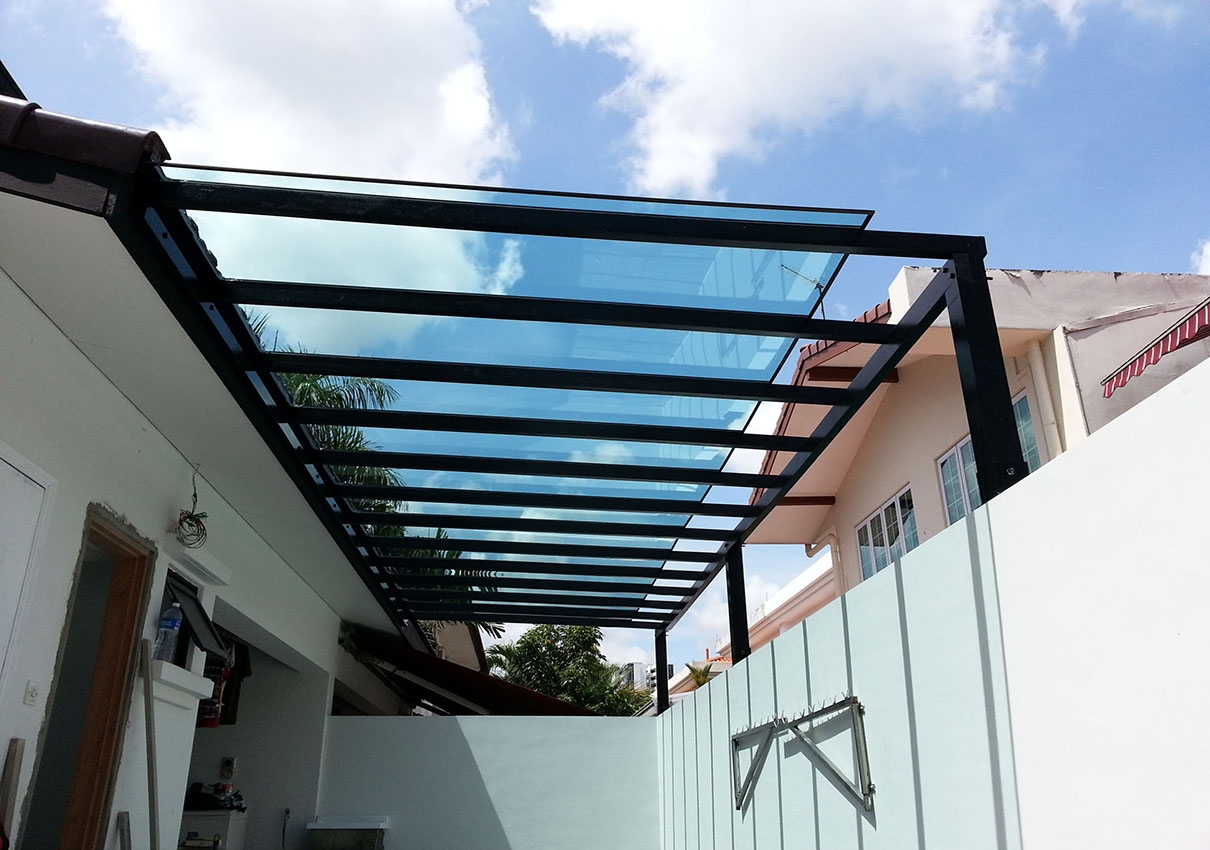 Mái che công ty được ứng dụng rộng rãi
