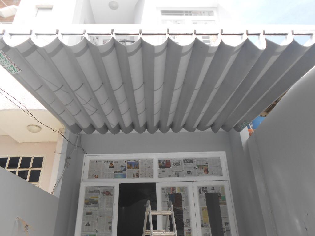 Tại Bình Phước, nhu cầu lắp đặt mái xếp di động ngày một tăng cao